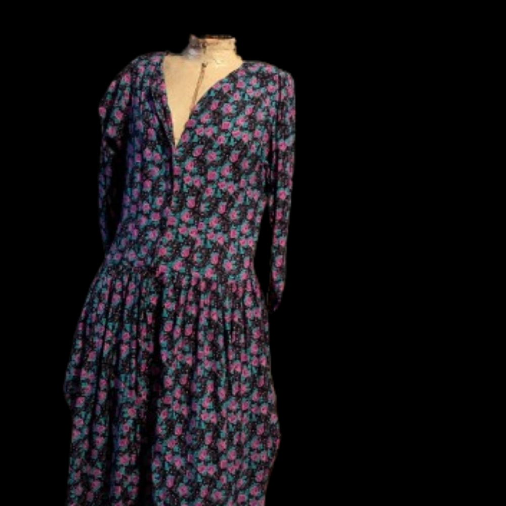 Floral V-Neck Dress